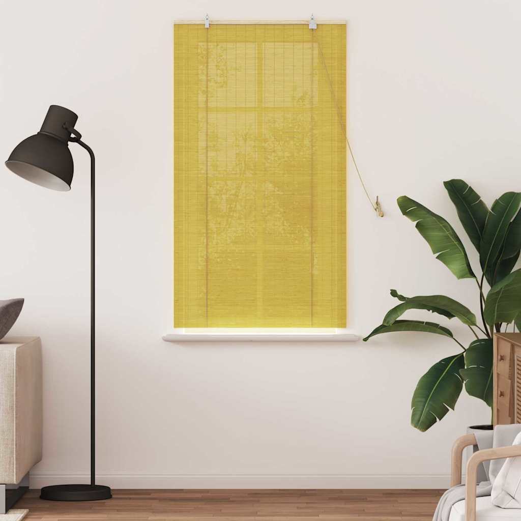 Window Blinds & Shades Other Manual Yellow Bamboo