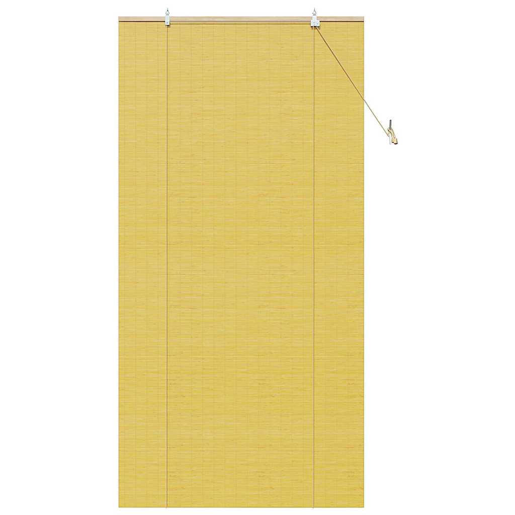 Window Blinds & Shades Other Manual Yellow Bamboo