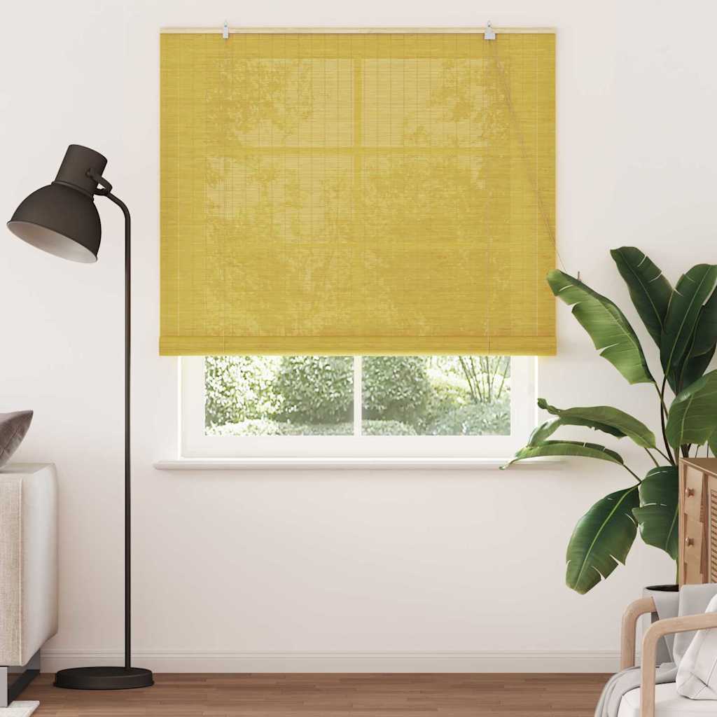 Window Blinds & Shades Other Manual Yellow Bamboo