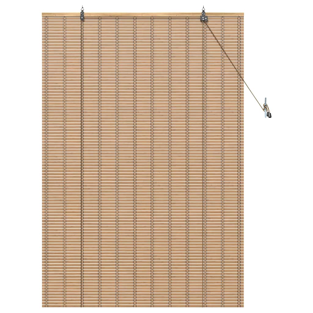Roller Blind Other Manual Light Brown 110 x 160 cm Bamboo