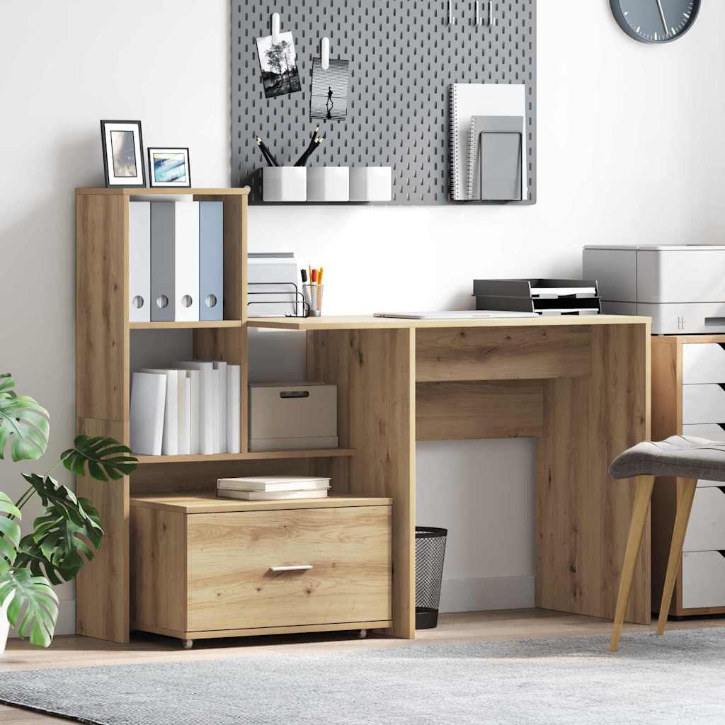 Desk Artisan oak 131.5 x 50 x 106.5 cm Engineered wood