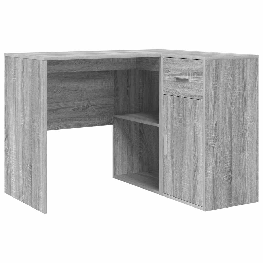 Corner Desk Grey sonoma 102 x 50 x 75 cm Engineered wood