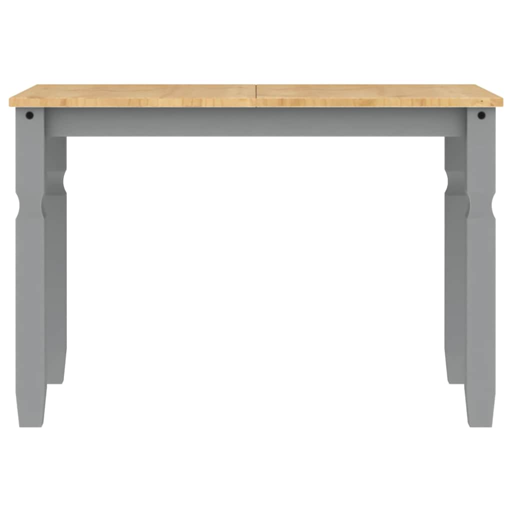 5 Piece Dining Set Panama Grey Solid Wood Pine