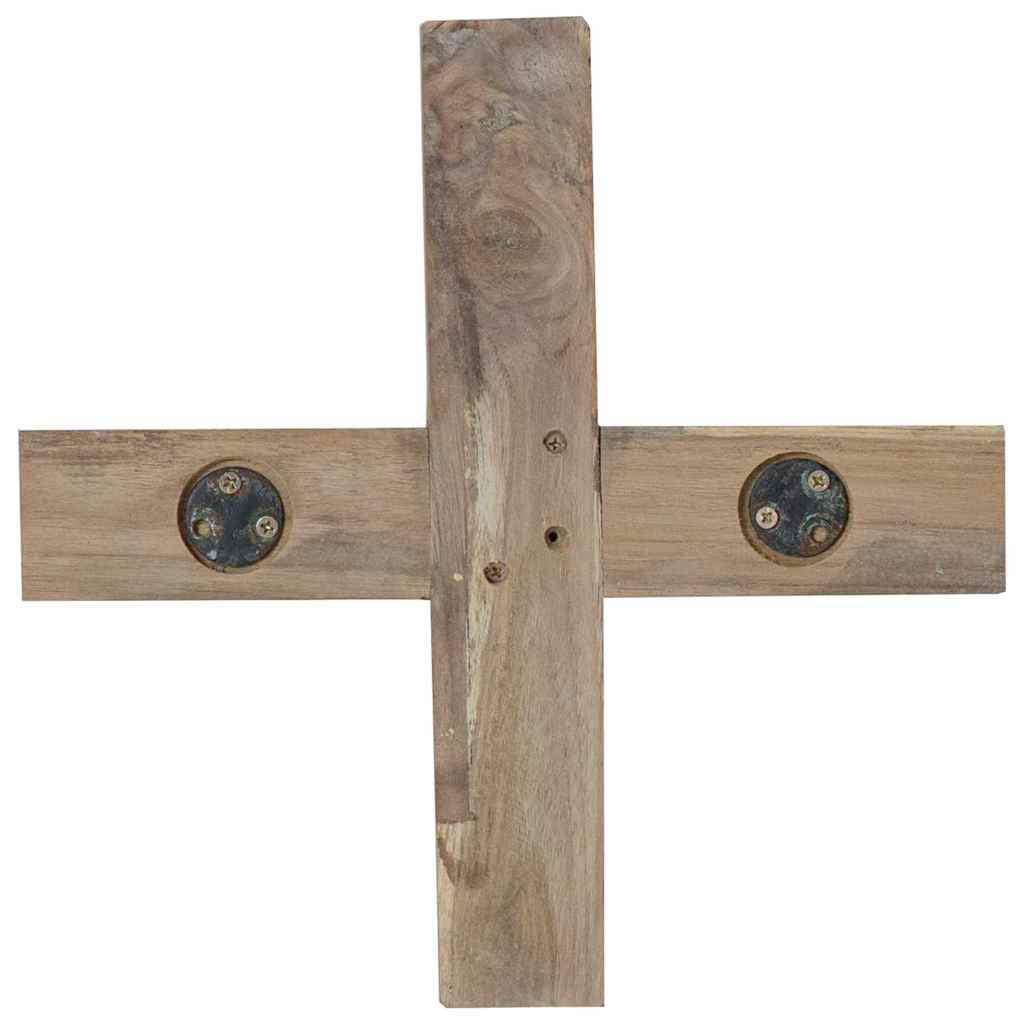 Christmas Tree with Stand Brown 120 cm Solid teak wood