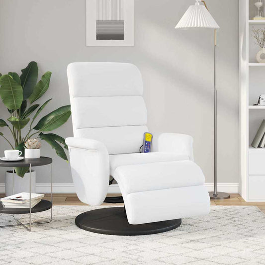 Massage Recliner Chair 71 X 98 X 106 Cm Faux Leather