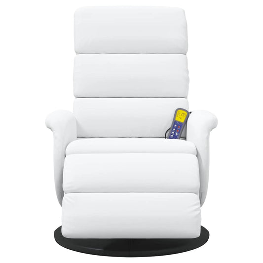 Massage Recliner Chair 71 X 98 X 106 Cm Faux Leather