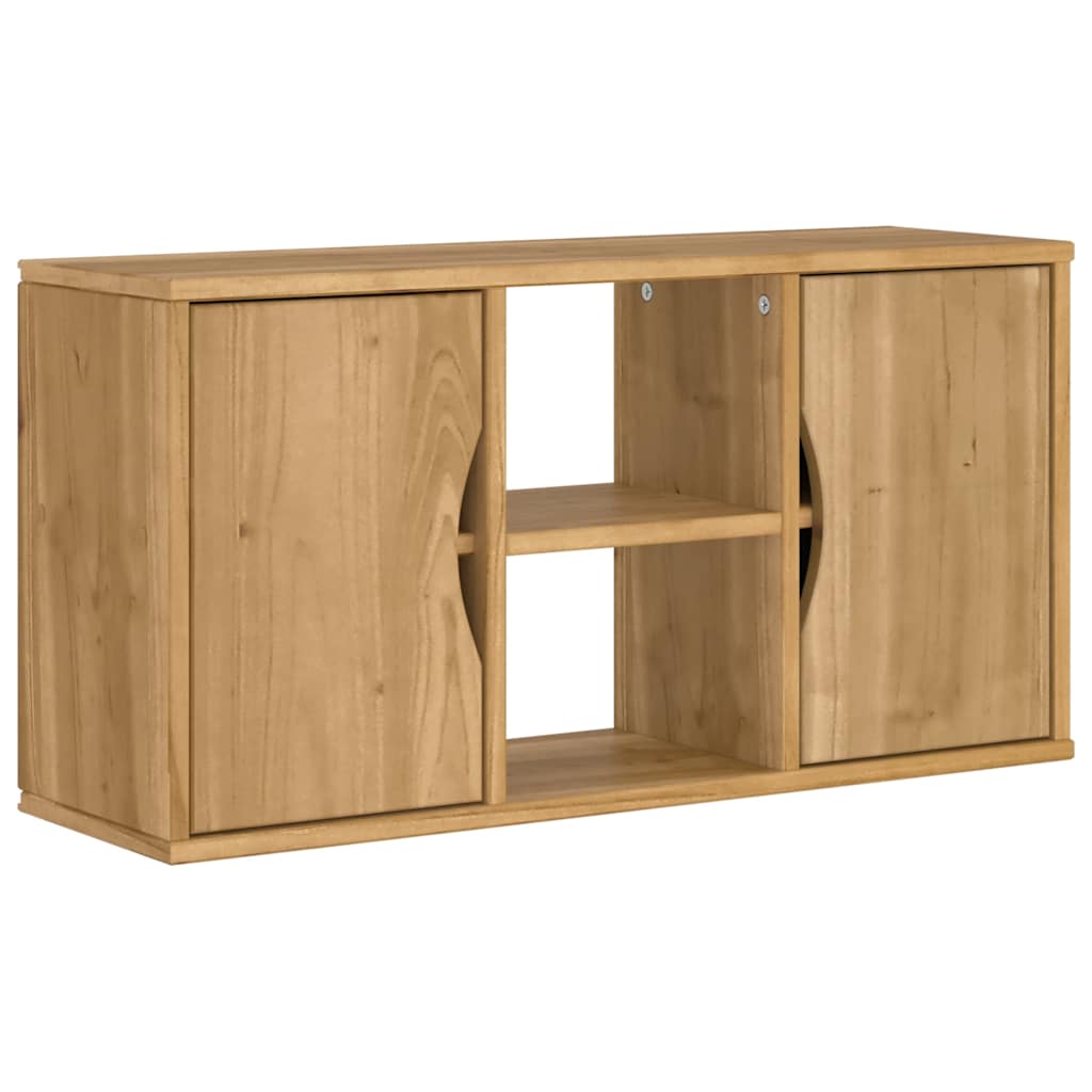 5 Piece TV Units with Storage ODDA Solid Wood Pine