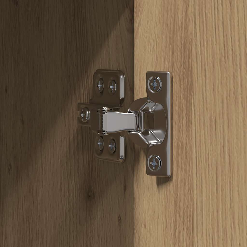 Office Cabinet Artisan oak 60 x 32 x 153 Engineered wood