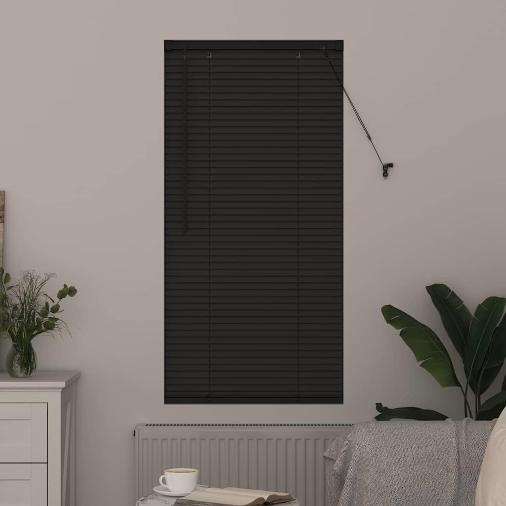 Window Blind with Curtains Manual Dark grey Aluminium
