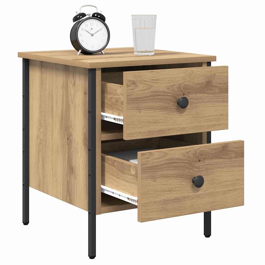 Bedside Cabinet with Drawer Artisan oak 40 x 42 x 50 cm