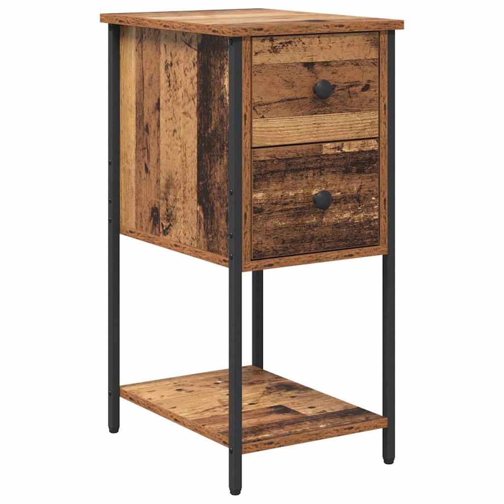 Bedside Cabinet Old wood 32 x 42 x 70 cm Engineered wood