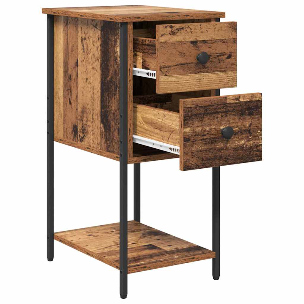 Bedside Cabinet Old wood 32 x 42 x 70 cm Engineered wood