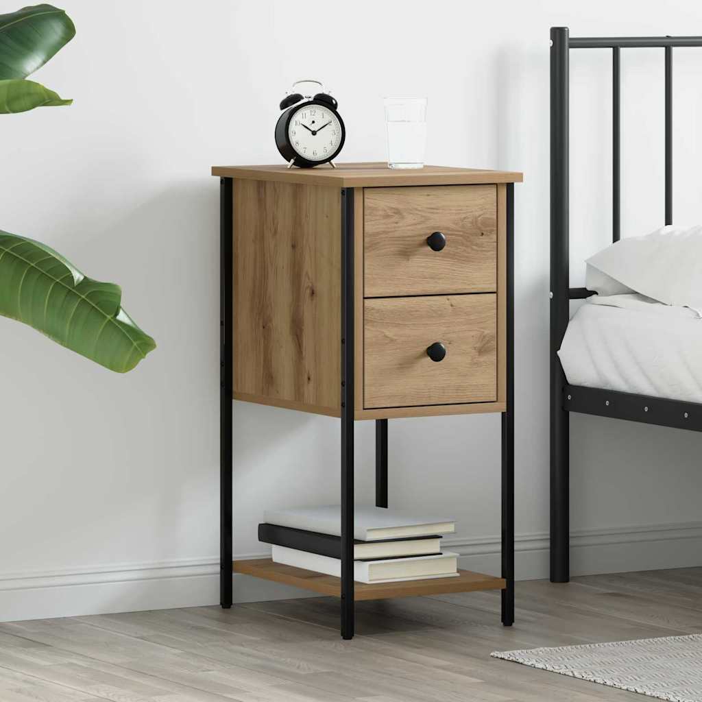 Bedside Cabinet Artisan oak 32 x 42 x 70 cm Engineered wood