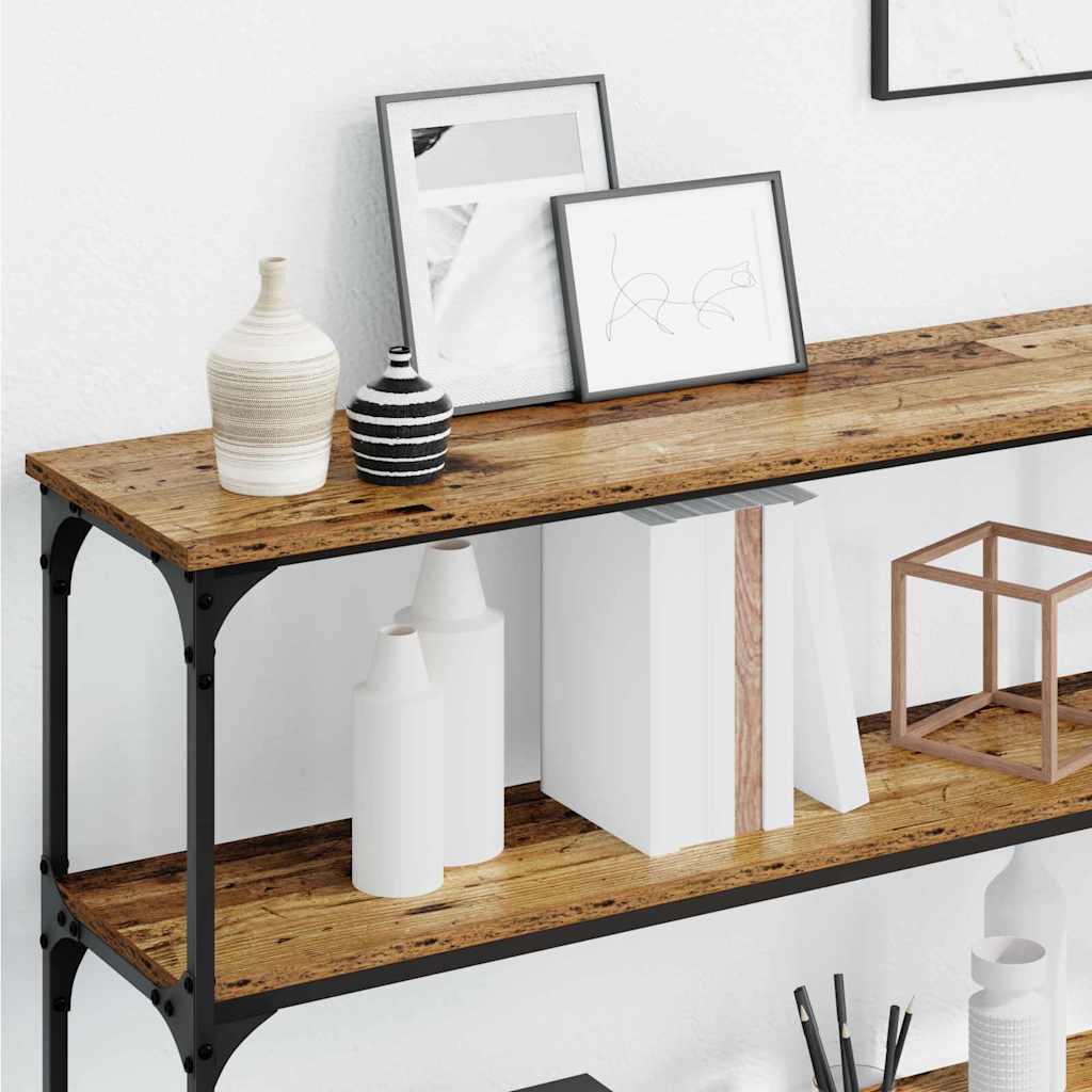 Console Table Old Wood 200 x 29 x 75 cm