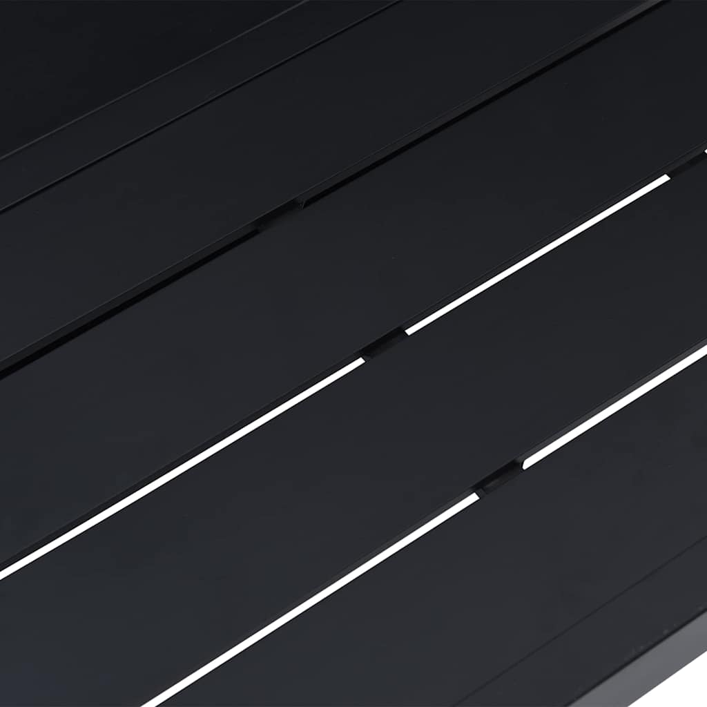 Outdoor Furniture Black Aluminium