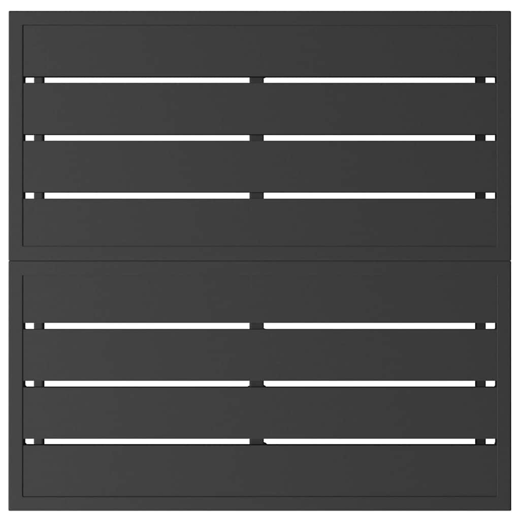 Outdoor Furniture Black Aluminium