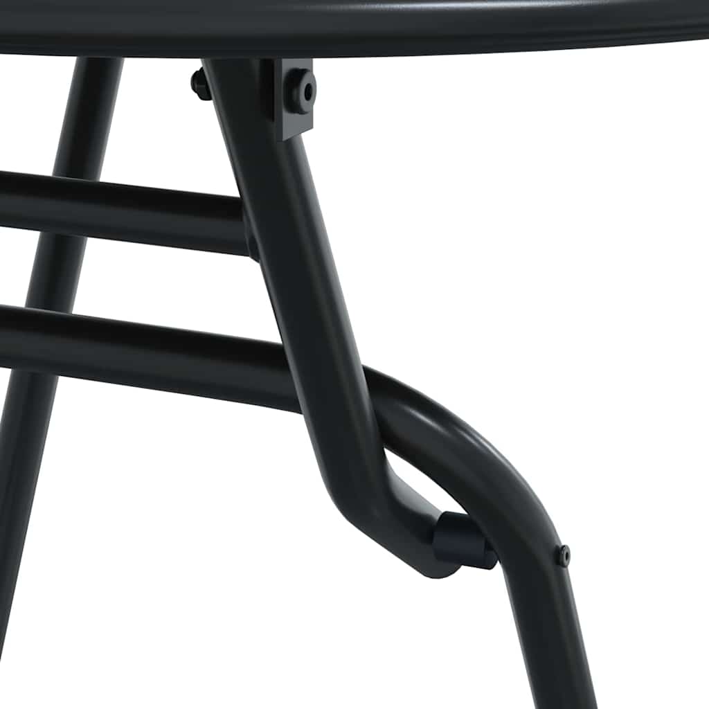 Bistro Set Folding 3 pcs Anthracite Steel