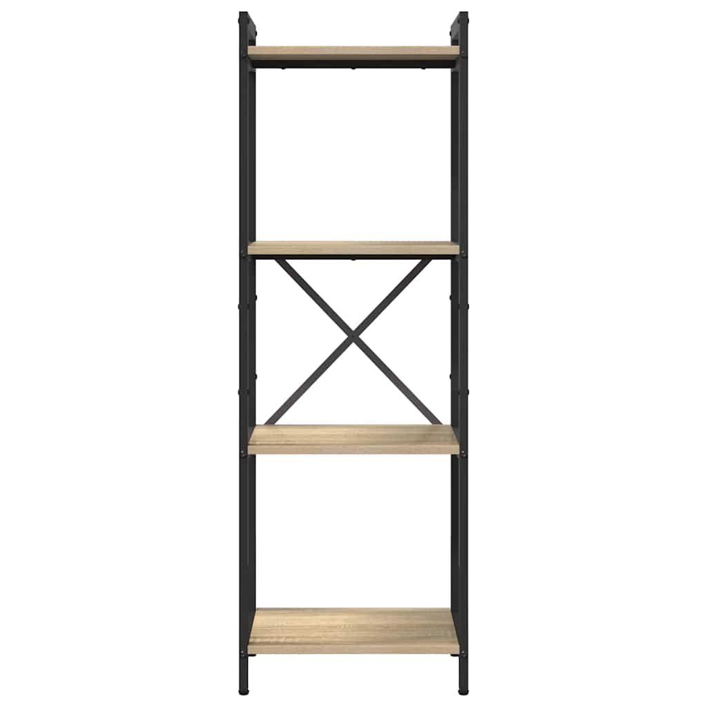 Bookcase Sonoma oak 40 x 30 x 118 cm Engineered wood