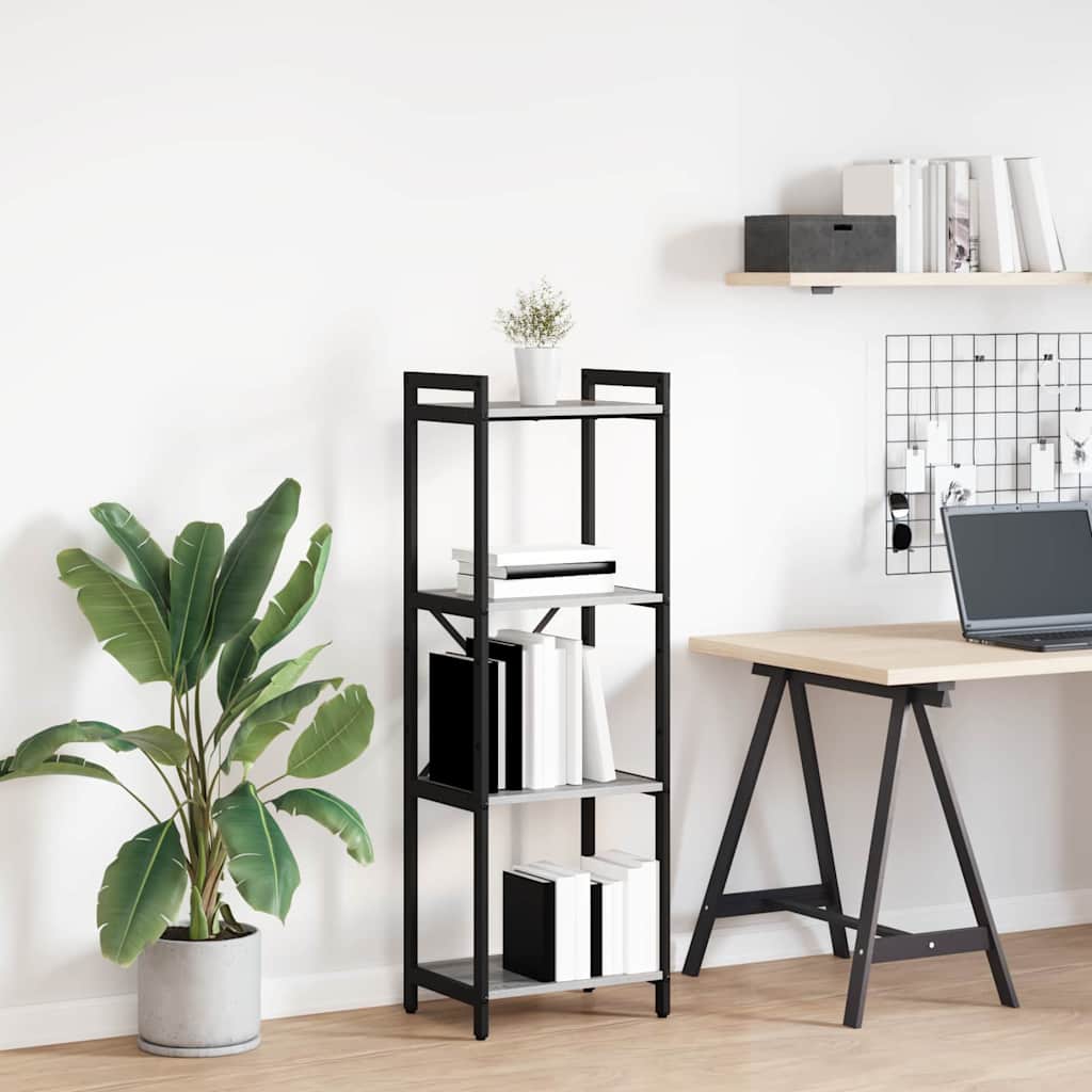 Bookcase Grey sonoma 40 x 30 x 118 cm Engineered wood
