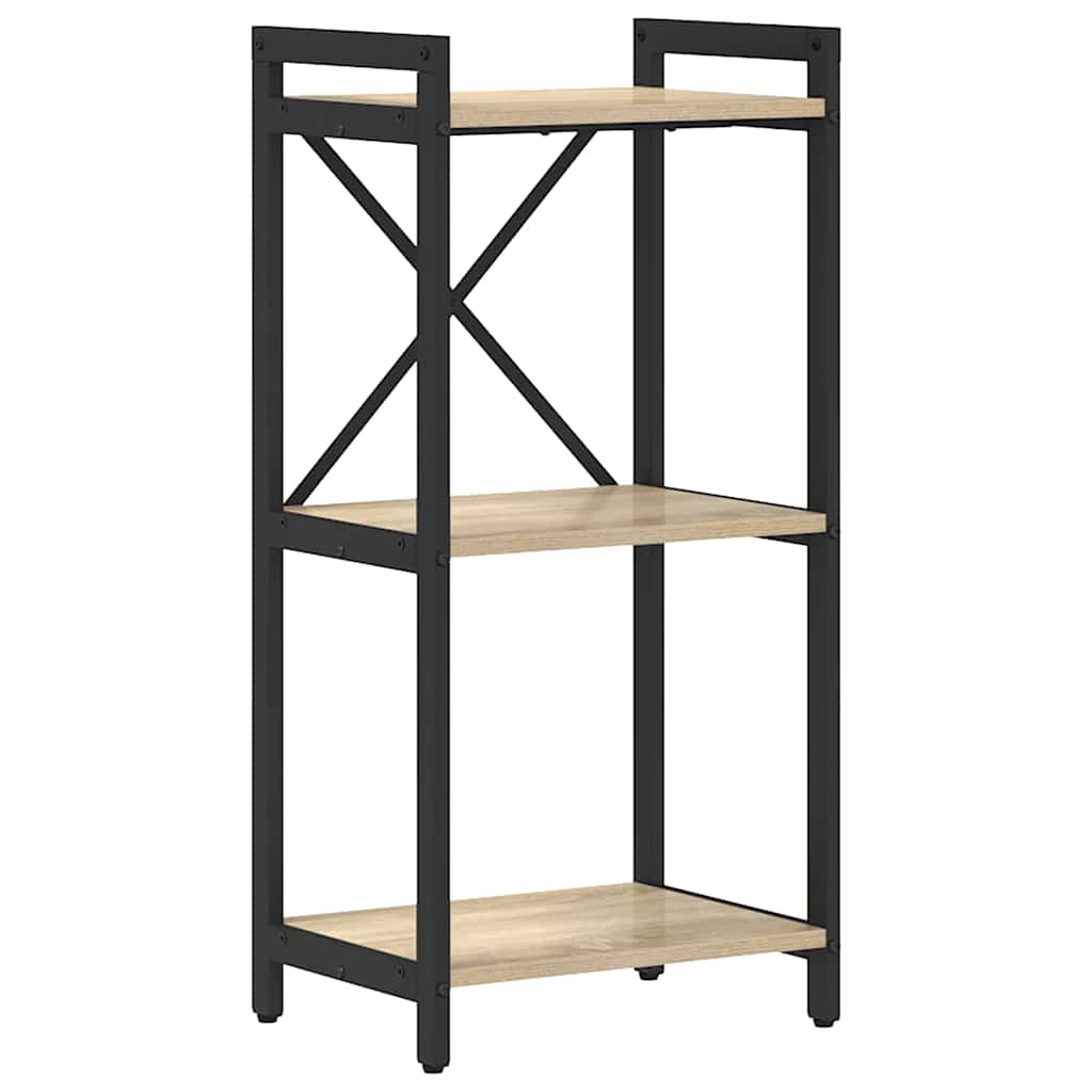 Bookcase Sonoma oak 40 x 30 x 83 cm Engineered wood