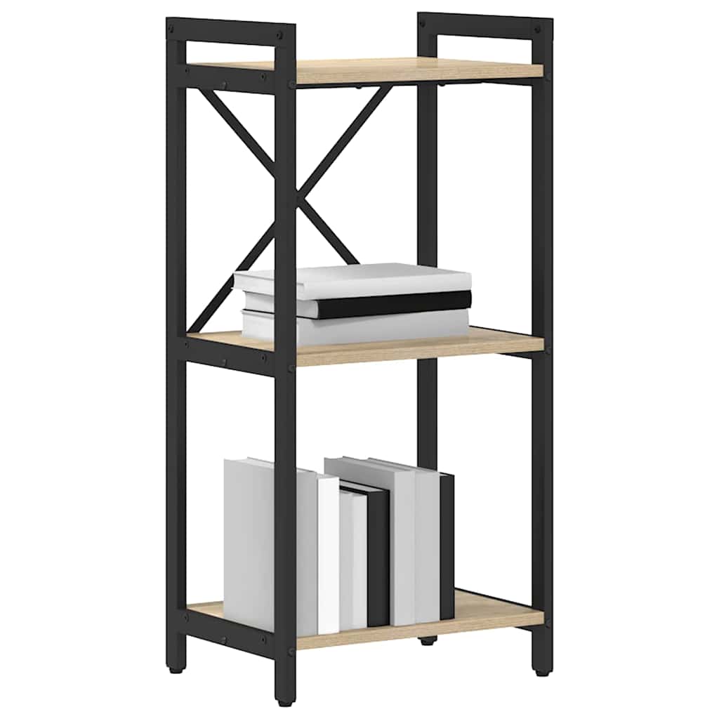 Bookcase Sonoma oak 40 x 30 x 83 cm Engineered wood