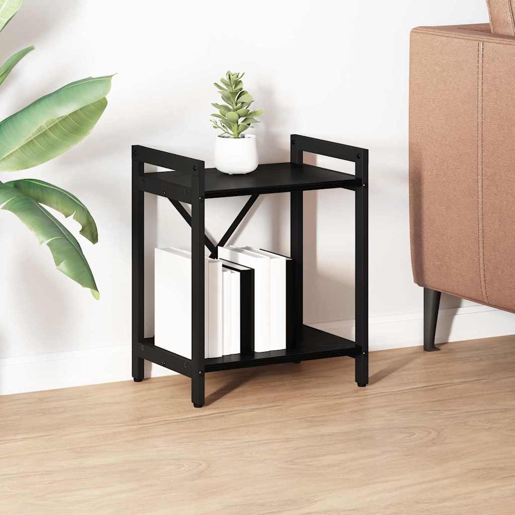 Bookcase Black oak 40 x 30 x 48.5 cm Engineered wood