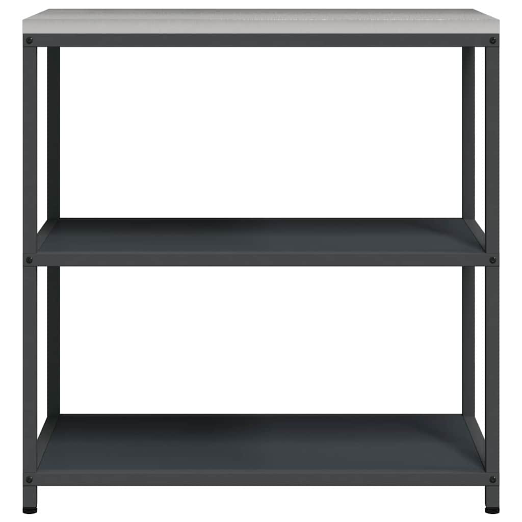 Kitchen Storage Shelf with Shelf with Storage Anthracite Steel