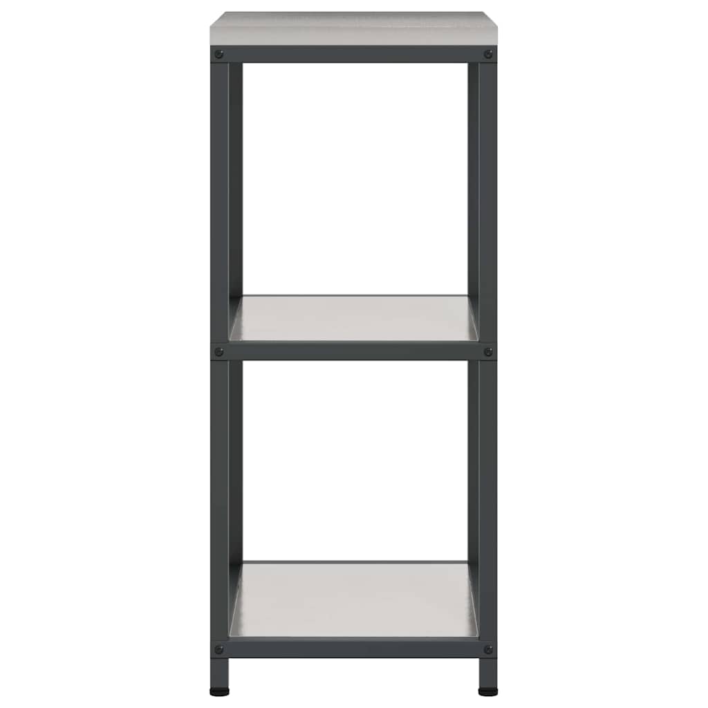 Kitchen Storage Shelf with Shelf Silver Stainless steel