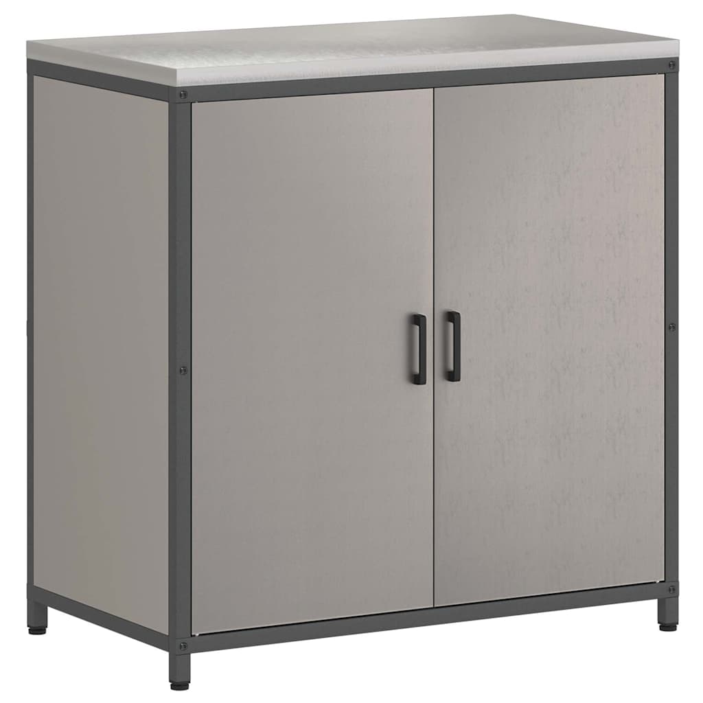 Kitchen Storage Cabinet with Shelf Rusty Weathering steel