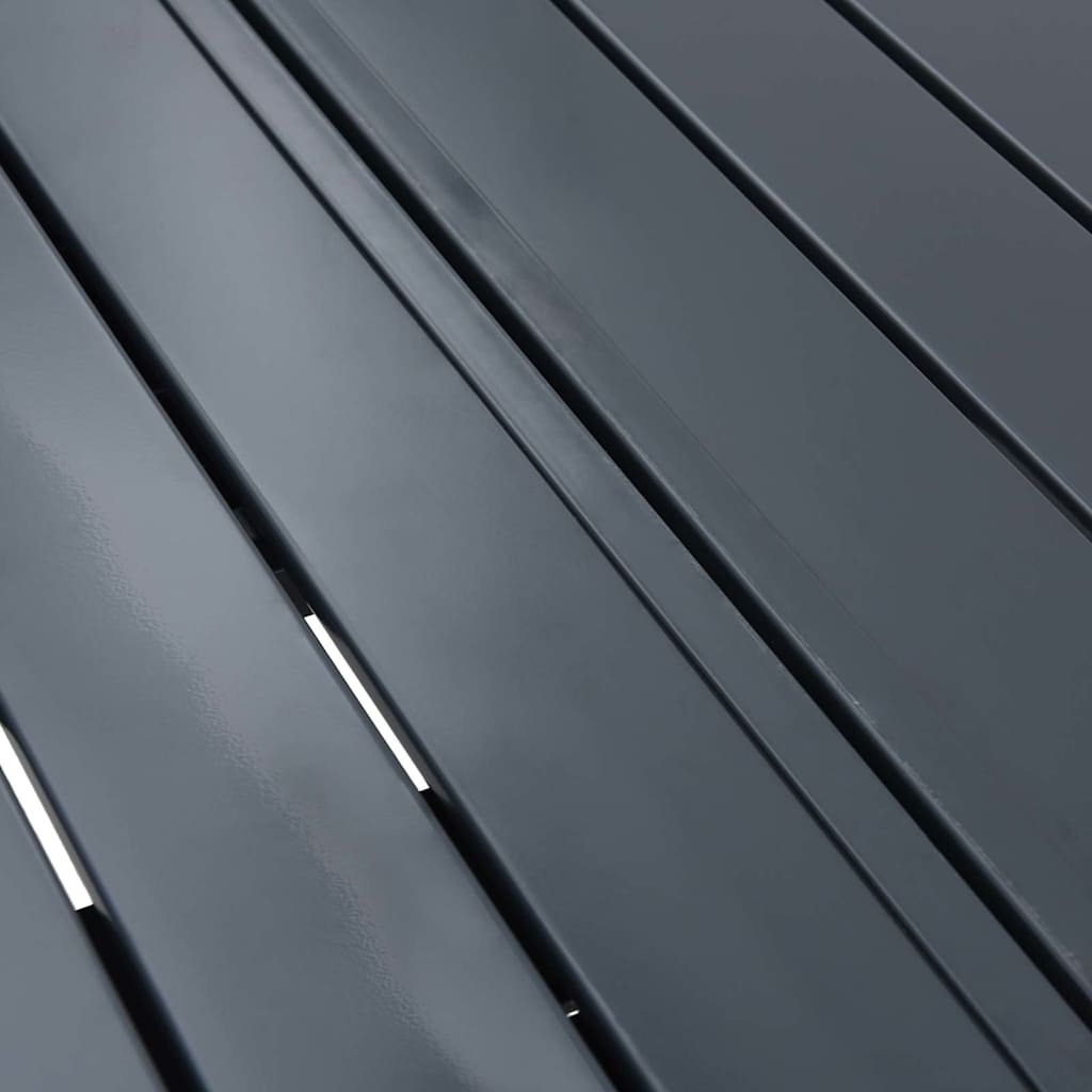 Extension Table 2 pcs Anthracite 210 x 90 x 73 cm Steel