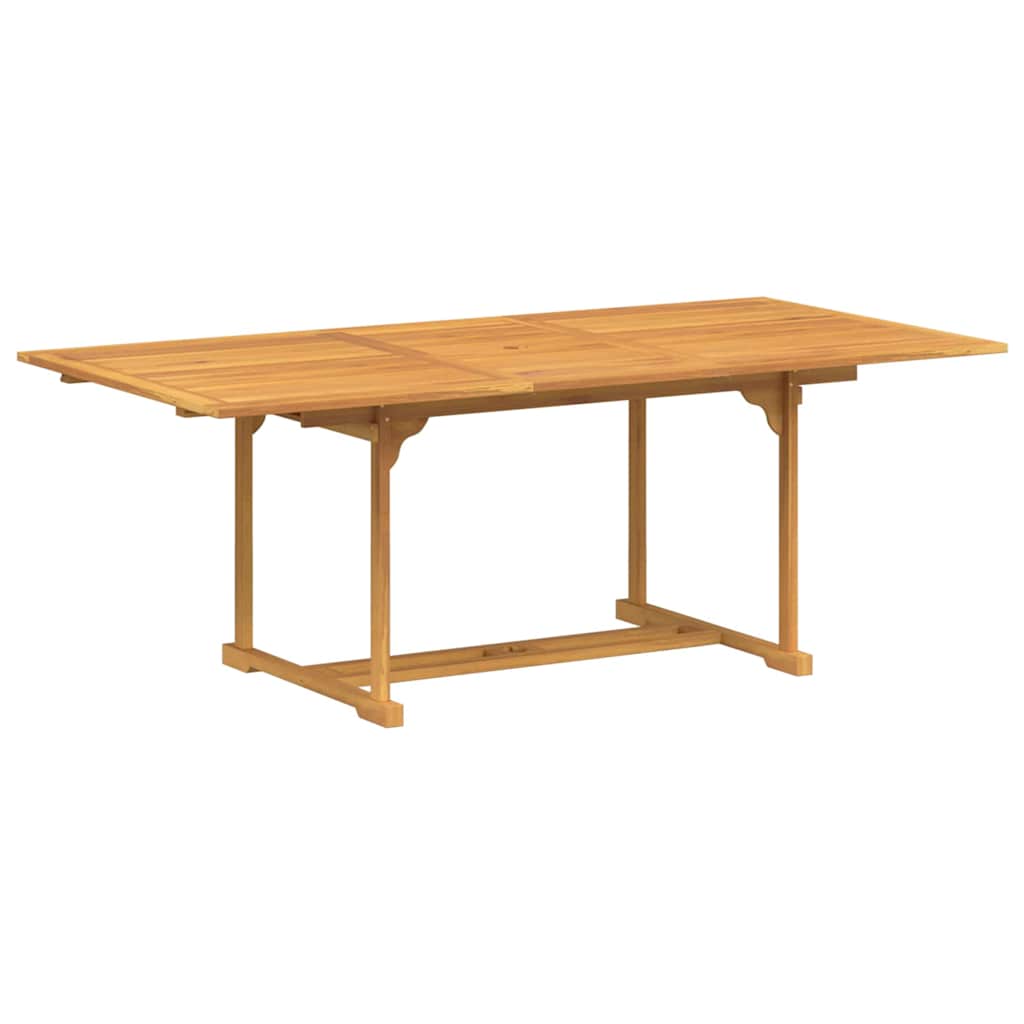 Garden Dining Set 7 pcs Brown 200 x 100 x 75 cm Solid teak wood