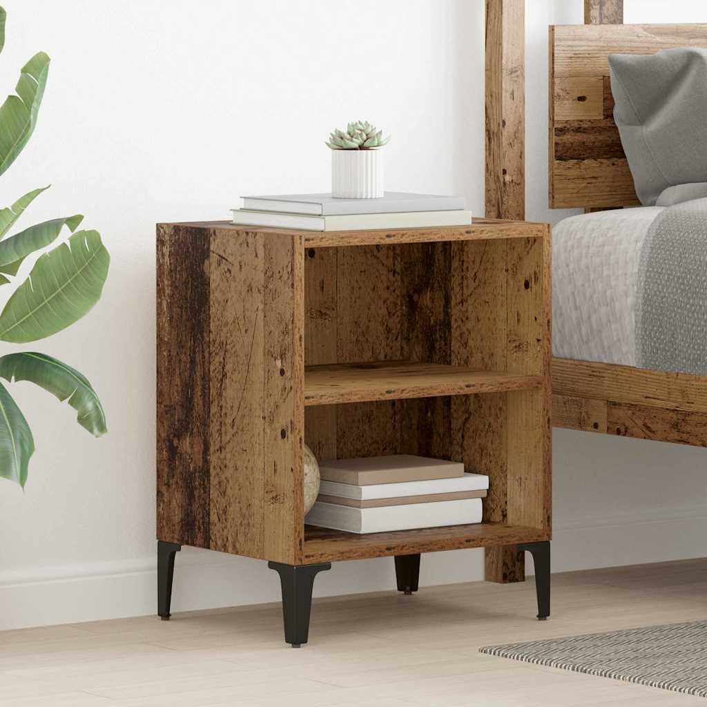 Bedside Cabinet Old wood 40 x 30 x 50 cm Engineered wood