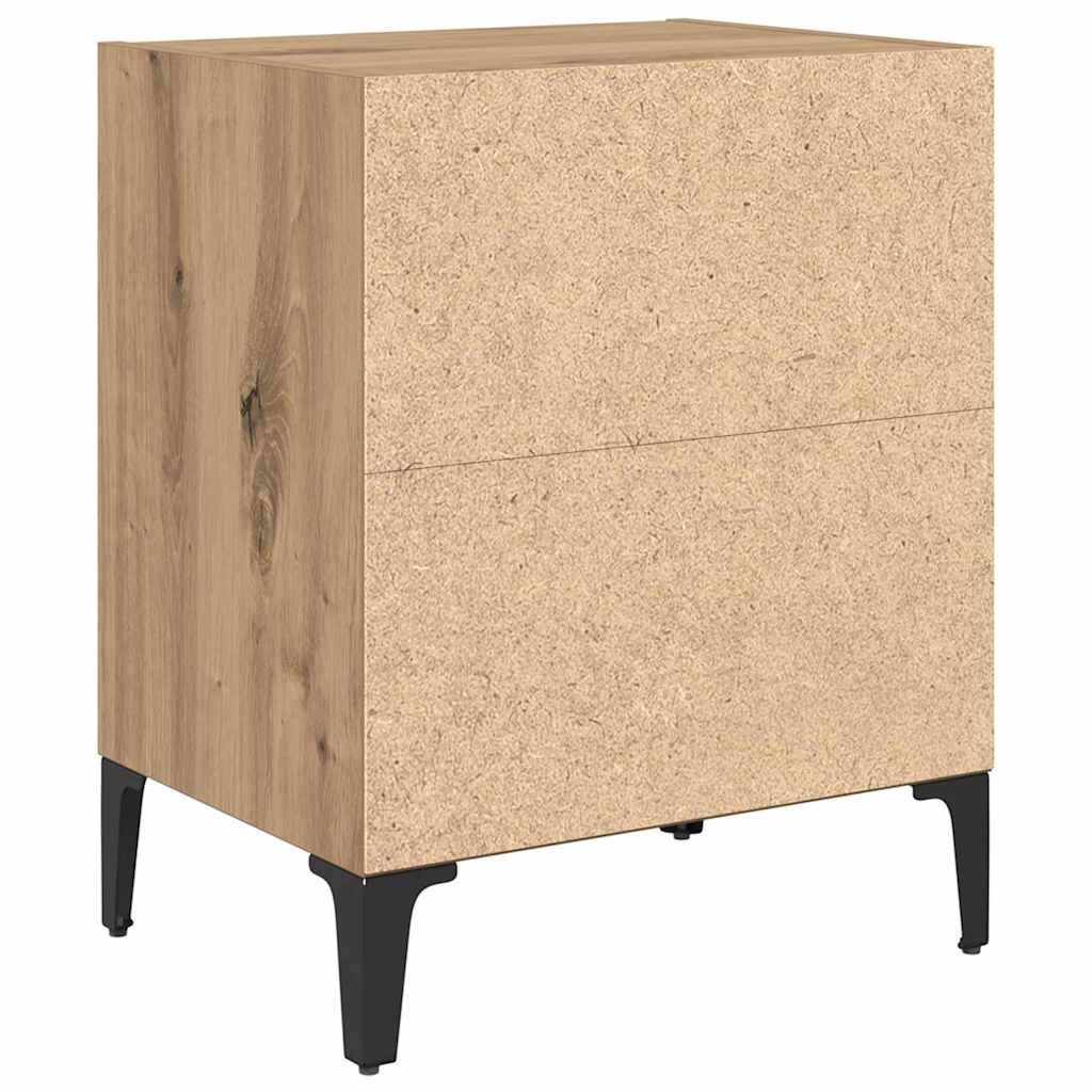 Bedside Cabinet Artisan oak 40 x 30 x 50 cm Engineered wood