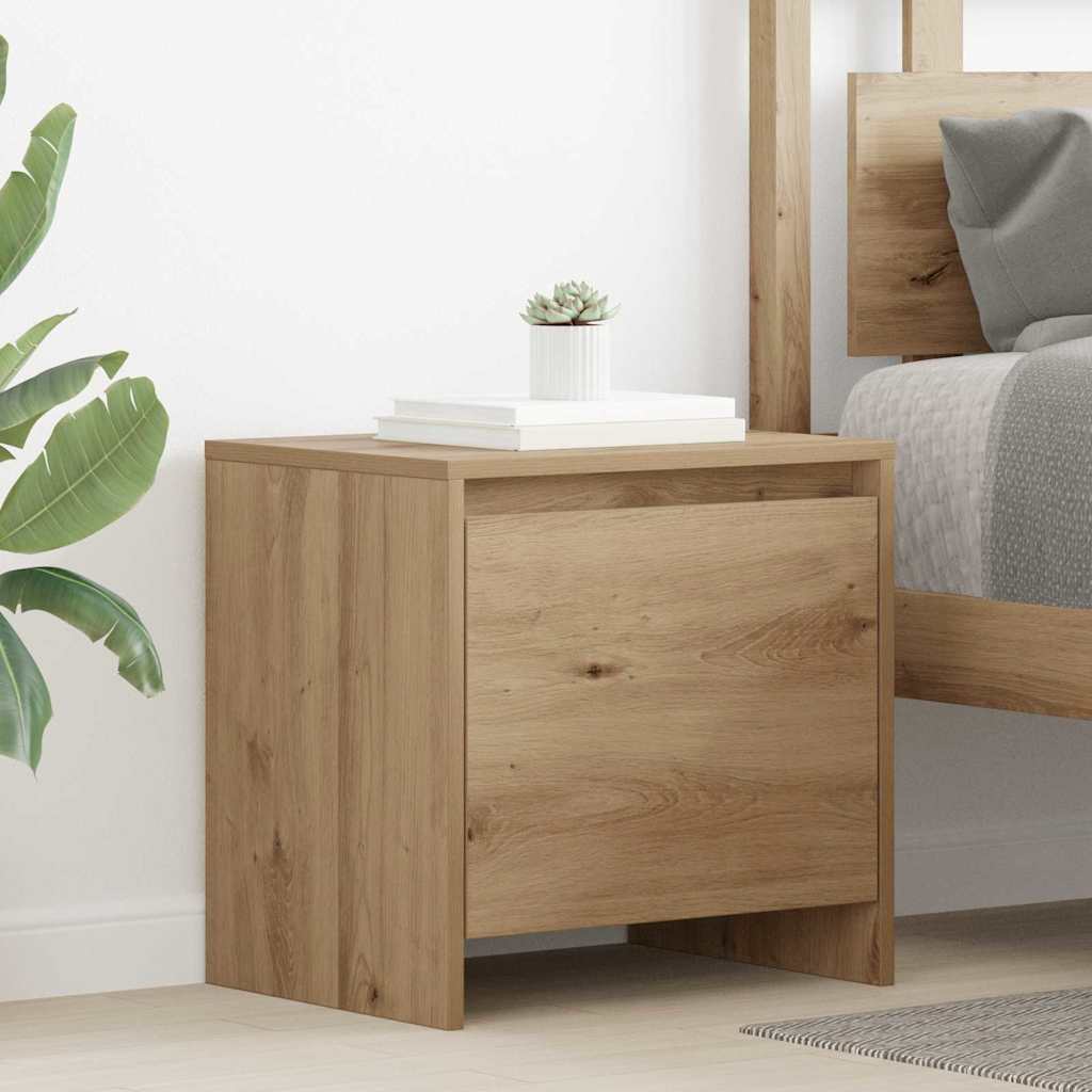 Bedside Cabinet Artisan oak 45 x 34 x 44.5 cm Engineered wood