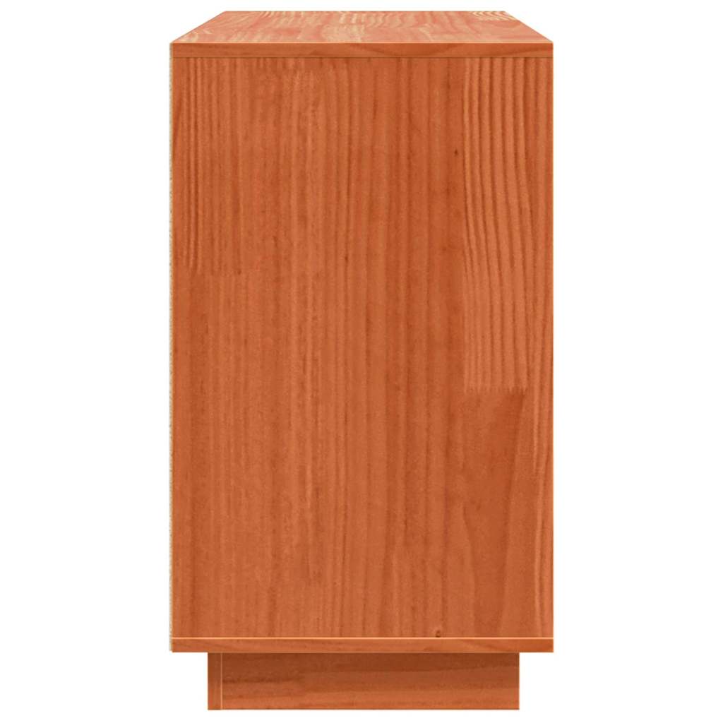 Sideboard Brown 111 x 34 x 60 cm Solid Pine wood
