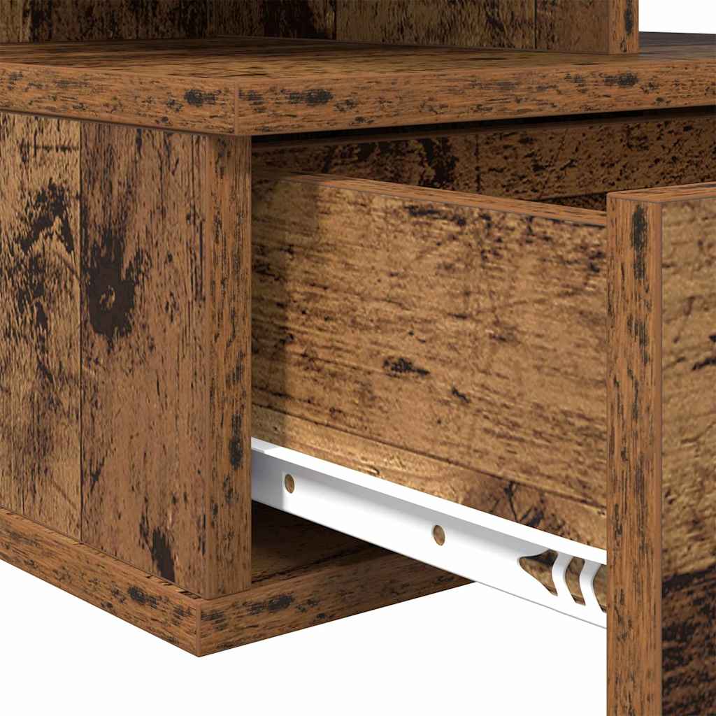 Floating Nightstand Old wood 40 x 31 x 27 cm Engineered wood