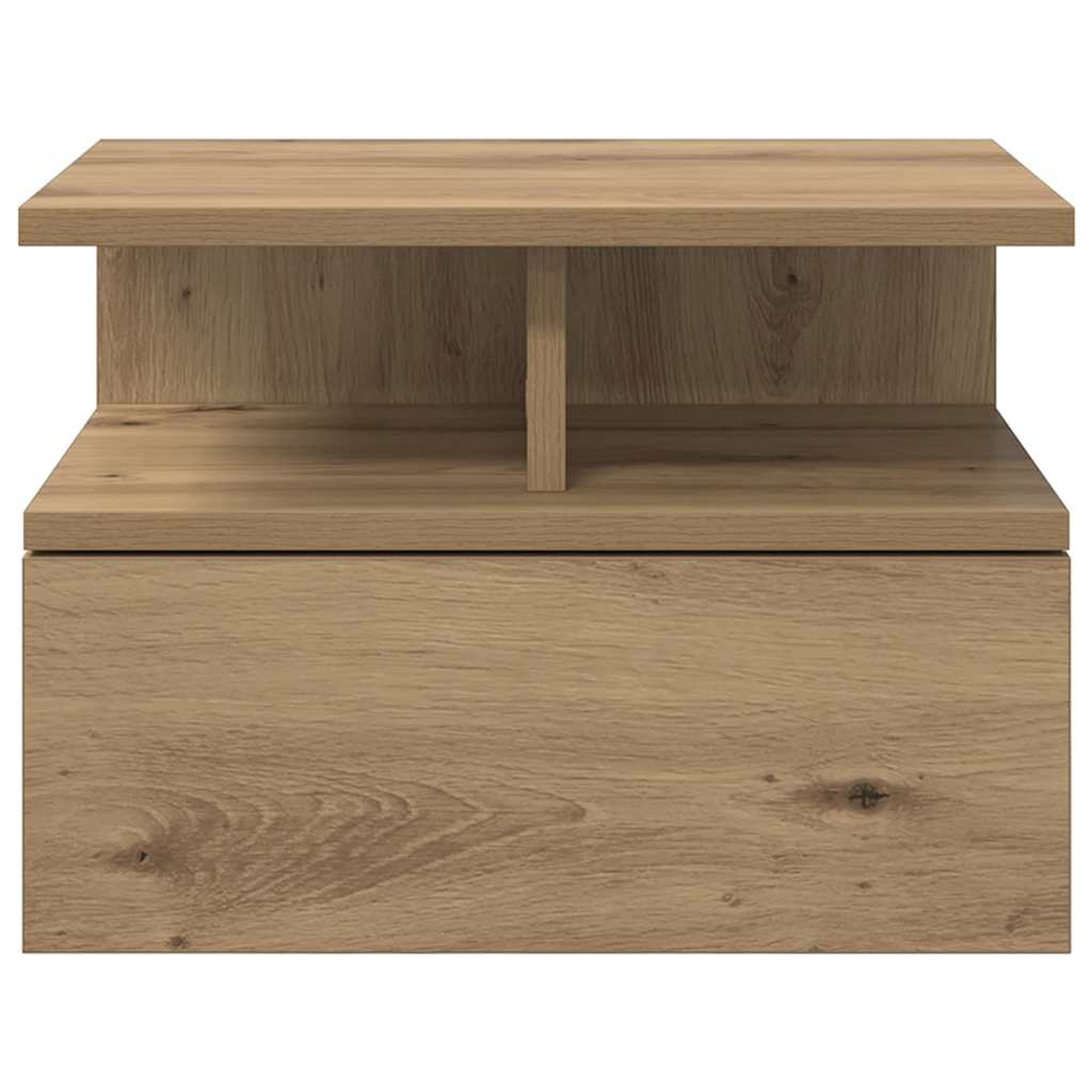 Floating Nightstand Artisan oak 40 x 31 x 27 cm Engineered wood