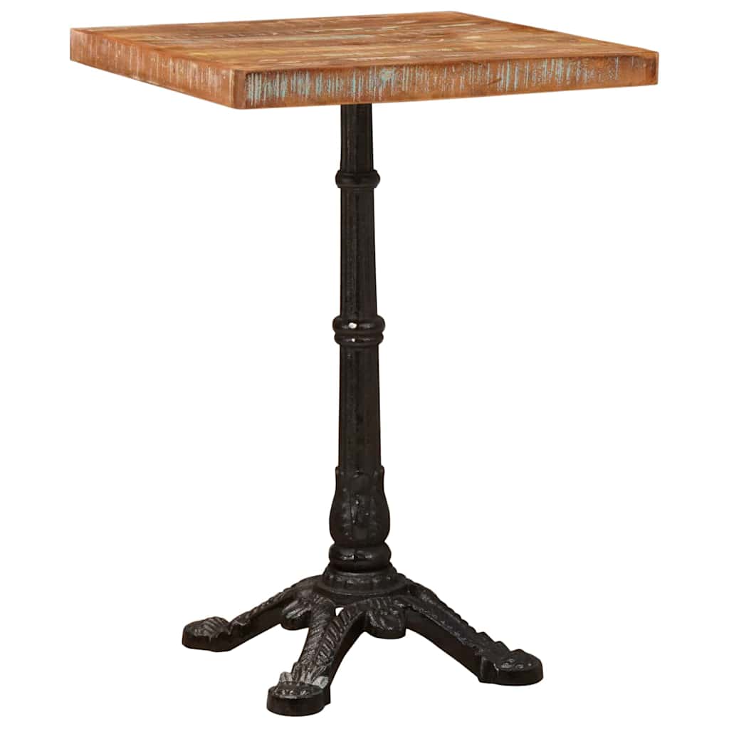 Bistro Table Brown 50 x 50 x 76 cm Solid reclaimed wood