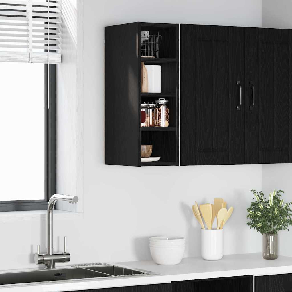 Hanging Cabinet with Shelf Riga Black oak 20 x 29.5 x 60 cm