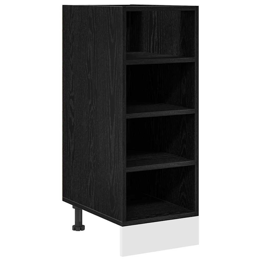Kitchen Base Cabinet Riga Black oak 30 x 44.5 x 81.5 cm