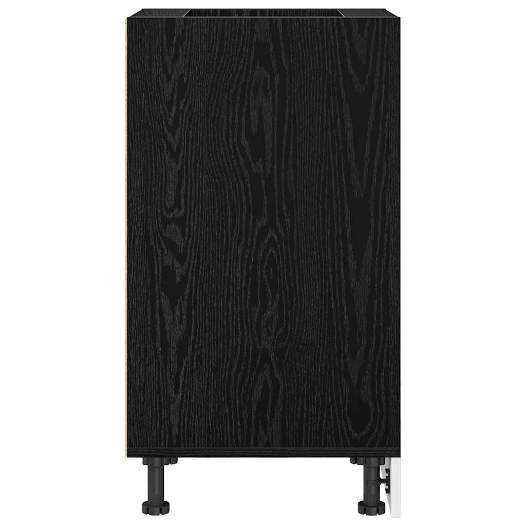 Kitchen Base Cabinet Riga Black oak 40 x 44.5 x 81.5 cm