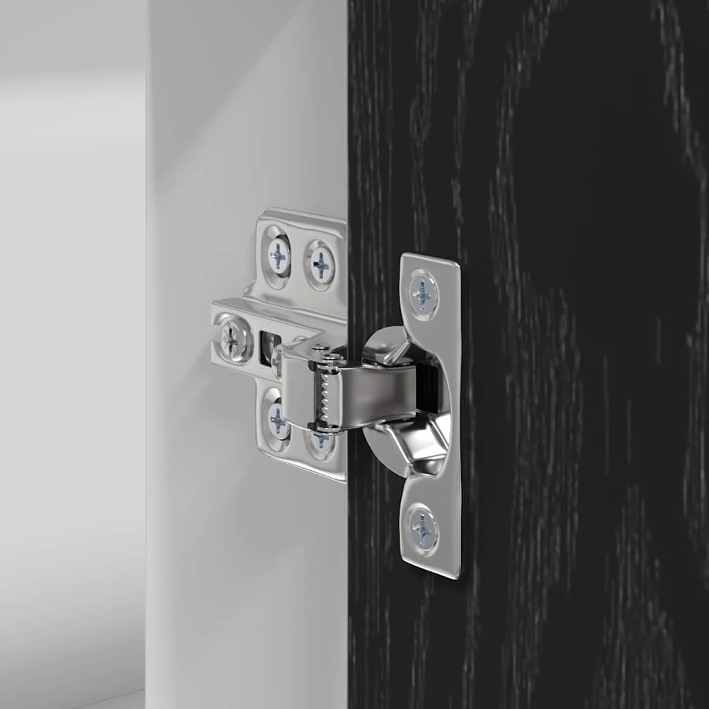 Kitchen Corner Base Cabinet Riga Black oak 86 x 46 x 81.5 cm