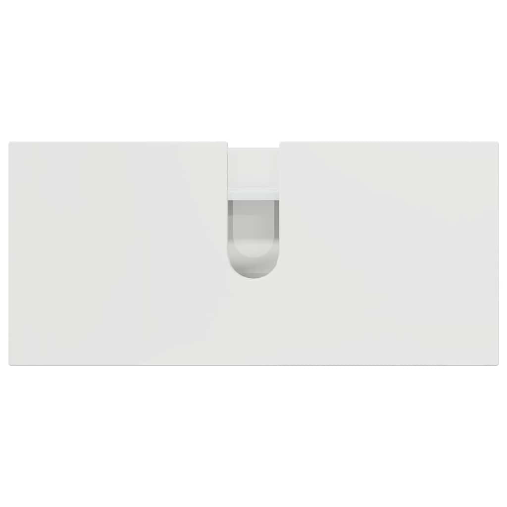 Bathroom Furniture Set 2 pcs High gloss white 76.5 x 35 x 64 cm