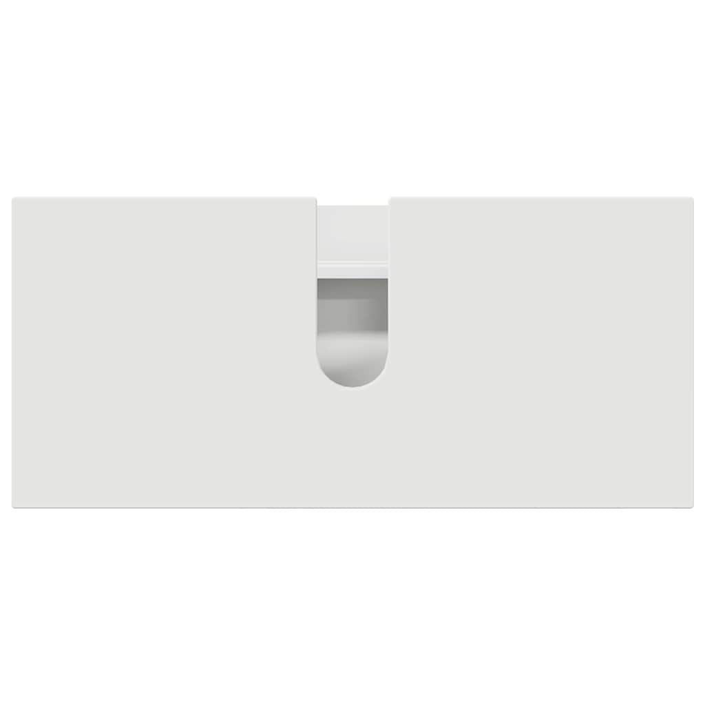 Bathroom Furniture Set with Shelf 3 pcs White 76.5 x 35 x 64 cm