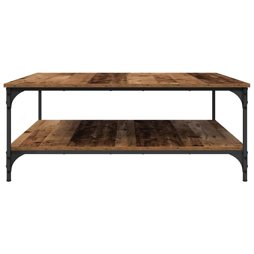 Coffee Table Old wood 100 x 100 x 40 cm Engineered Wood