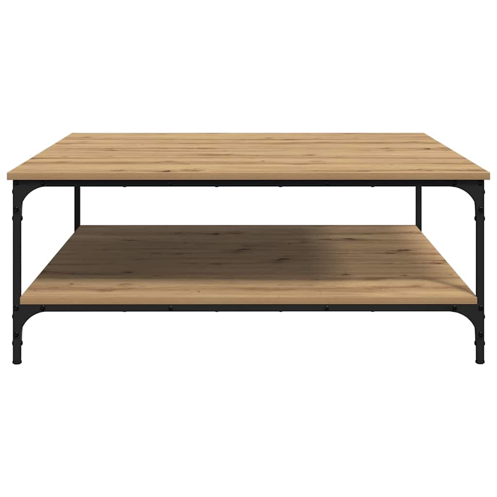 Coffee Table Artisan oak 100 x 100 x 40 cm Engineered Wood