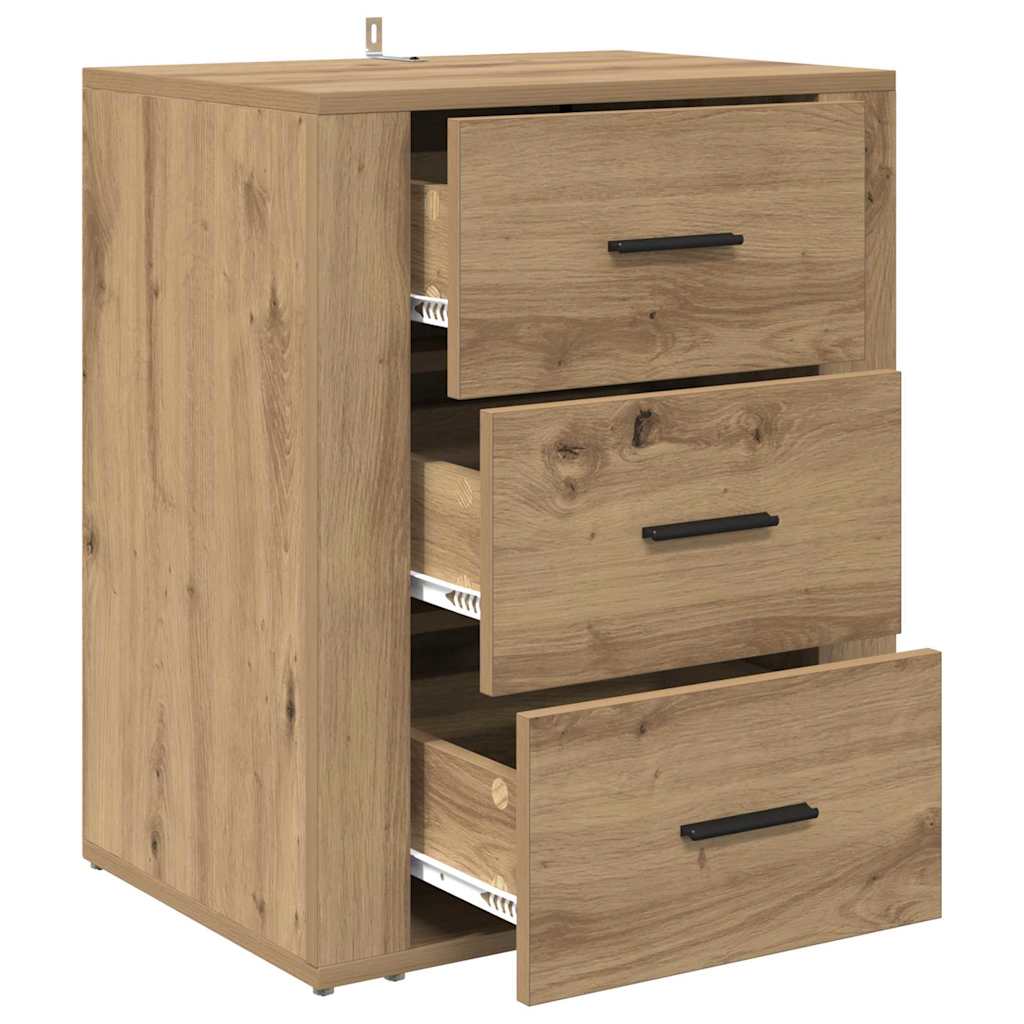Bedside Cabinet Artisan oak 50 x 36 x 60 cm Engineered wood