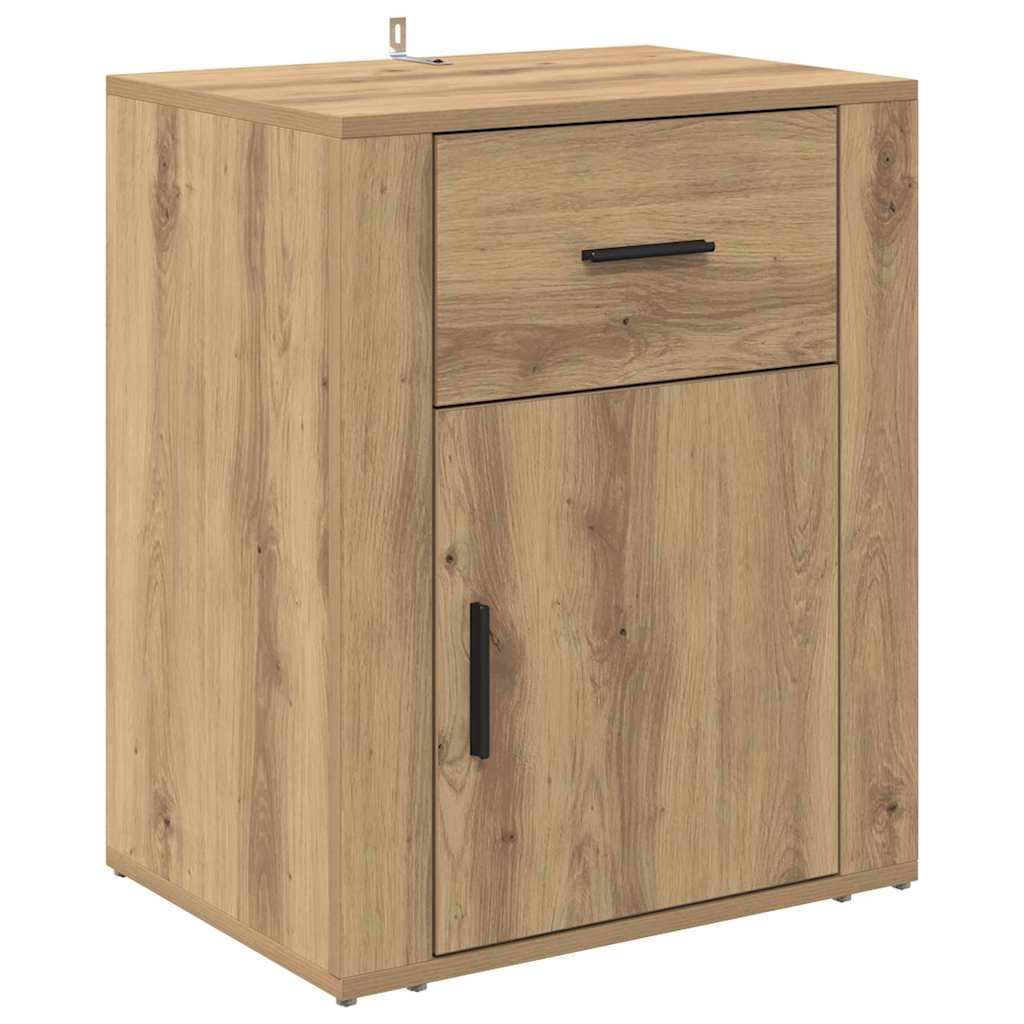 Bedside Cabinet Artisan oak 50 x 36 x 60 cm Engineered wood