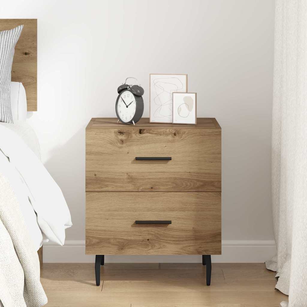 Bedside Cabinet Artisan oak 40 x 35 x 47.5 cm Engineered wood