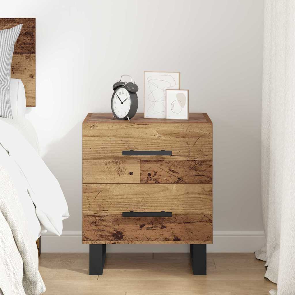 Bedside Cabinet Old wood 40 x 35 x 47.5 cm Engineered wood